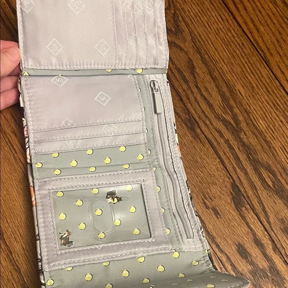 Vera Bradley Gray Dog Pattern Wallet - Picture 3 of 5